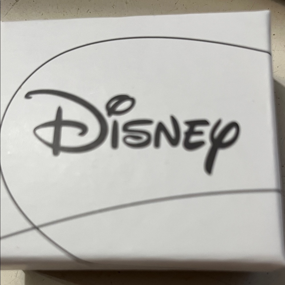 Disney Gold Earrings with Blue Stones - Picture 2 of 4